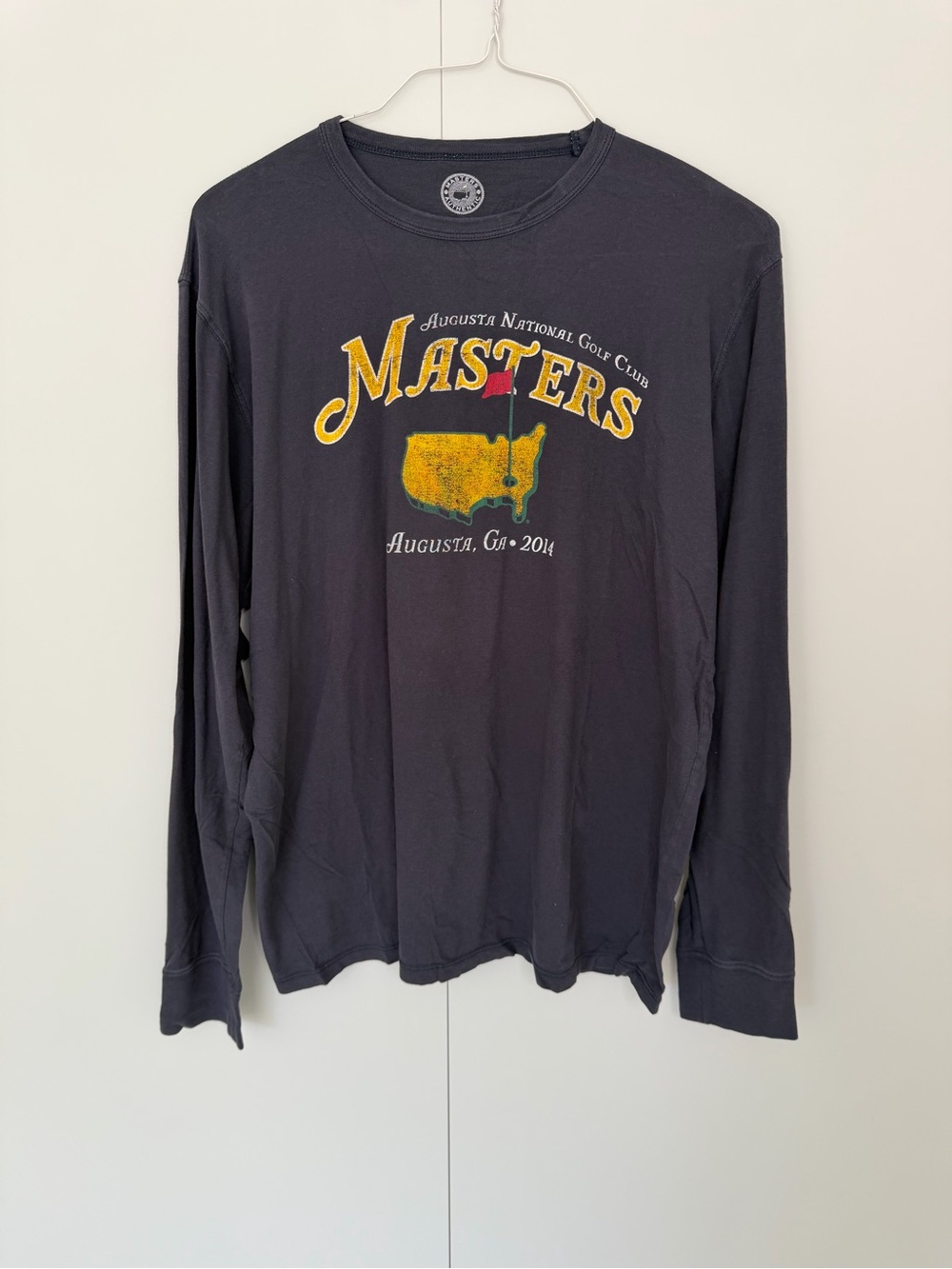 MASTERS x 47 BRAND Men’s Masters Tournament Long Sleeve Cotton T-Shirt in Gray